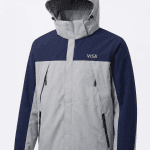 Áo Khoác Gió Doanh Nghiệp Có Mũ Trùm Màu Xám Navy