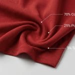Chi tiết thiết kế áo polo đồng phục đỏ phối trắng