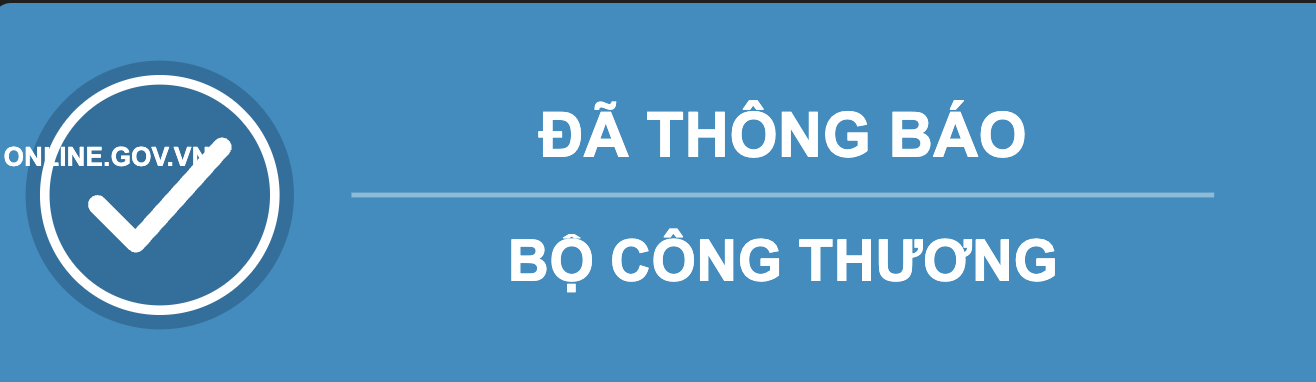 Đã thông báo Bộ Công Thương