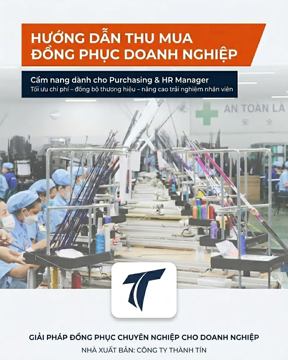 Bìa tài liệu hướng dẫn thu mua đồng phục cho doanh nghiệp