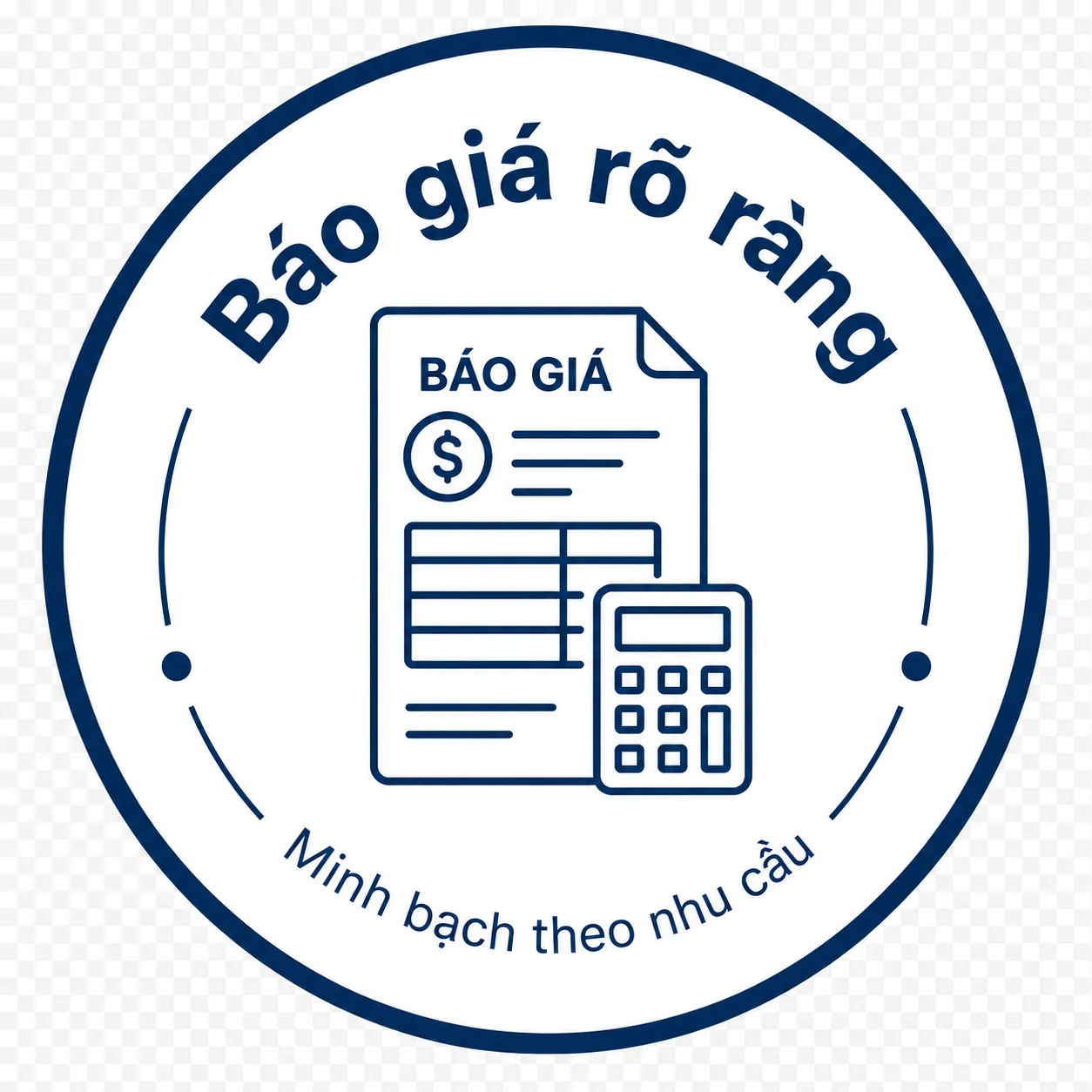 Báo giá rõ ràng