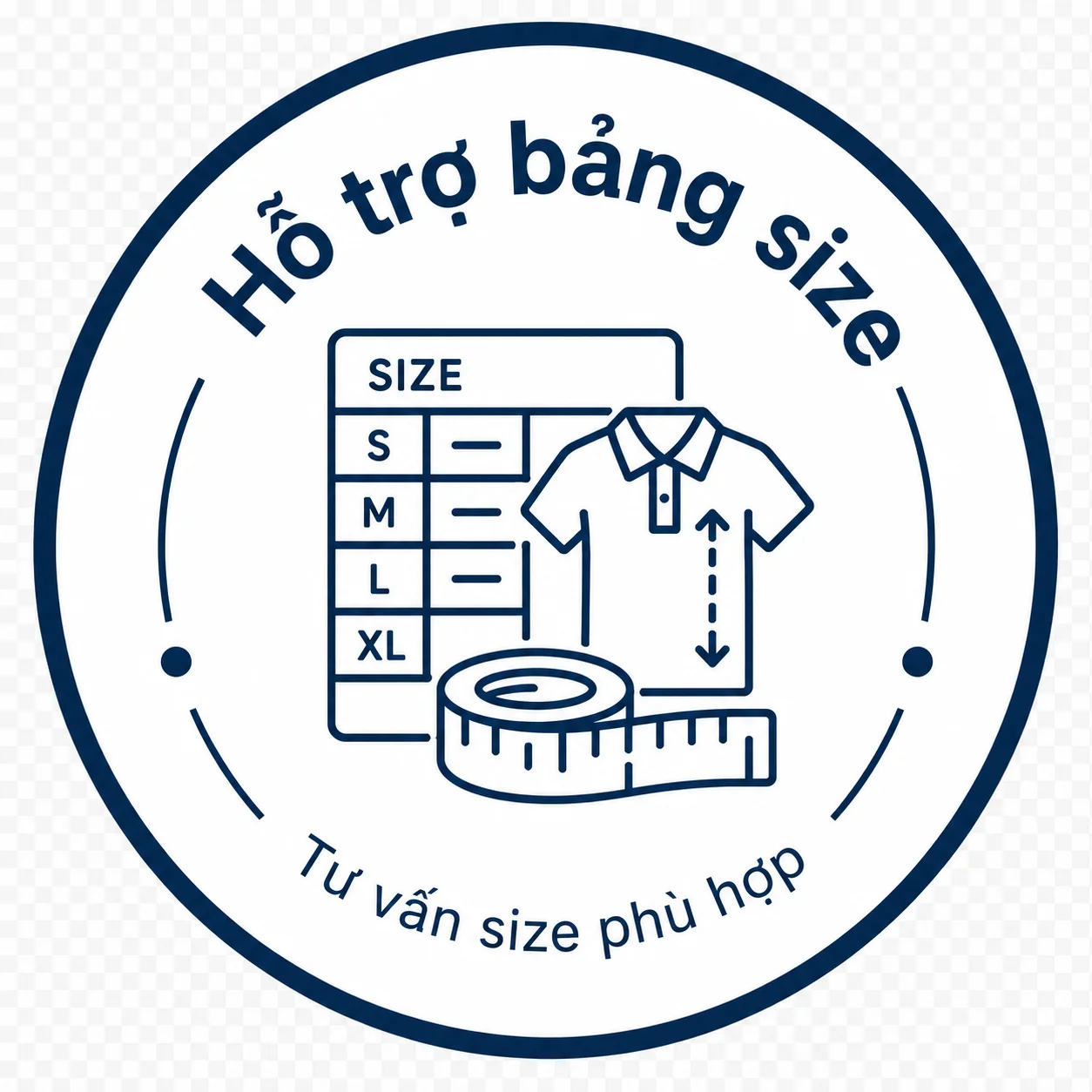 Hỗ trợ bảng size