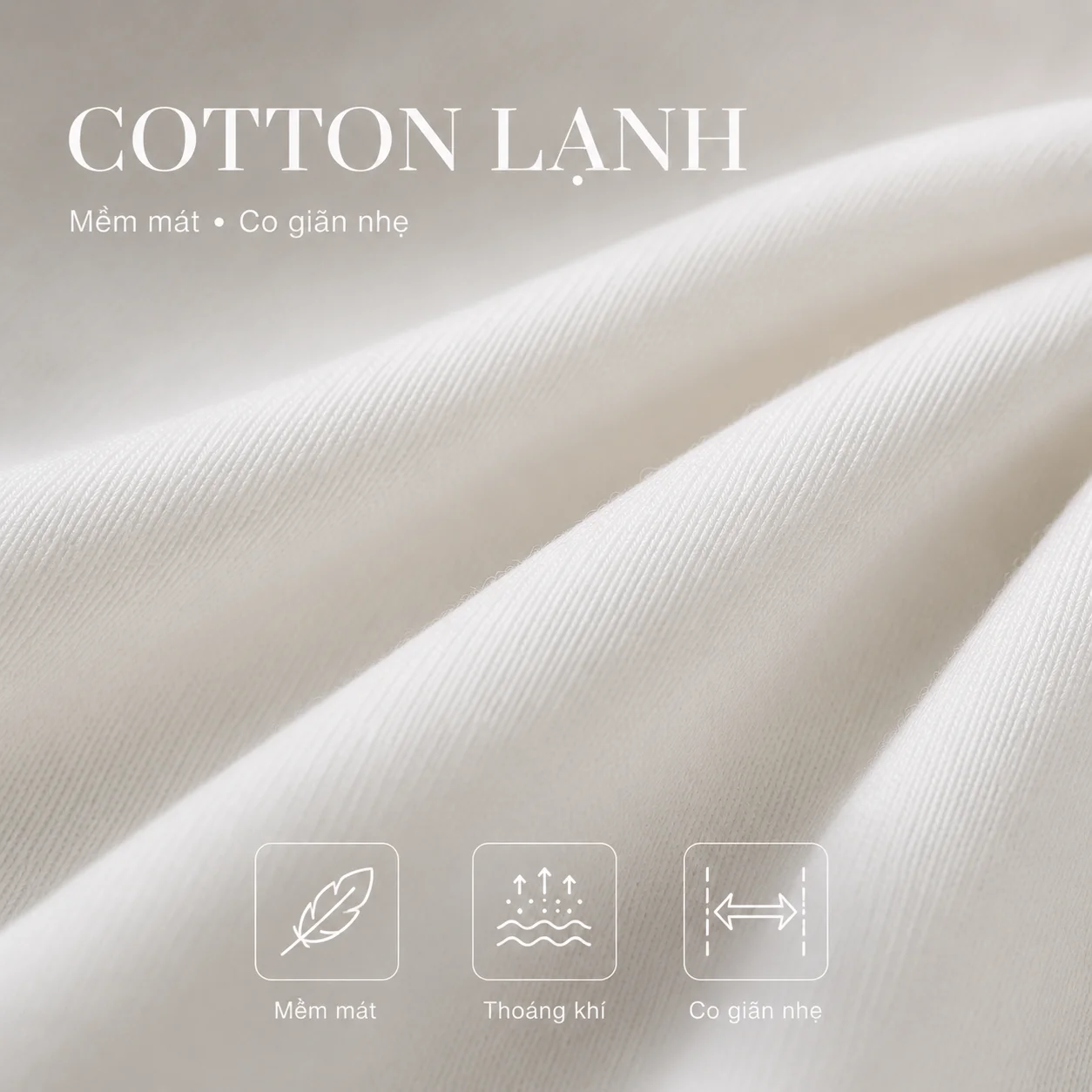 Cotton lạnh may áo thun đồng phục mùa hè