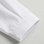 Áo blouse bác sĩ màu trắng cận cổ tay áo B2