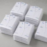 Áo blouse bác sĩ màu trắng đóng gói theo lô B2