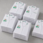 Áo blouse bác sĩ màu trắng đóng gói theo lô B3