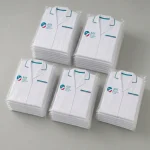 Áo điều dưỡng bệnh viện màu trắng đóng gói theo lô Mẫu 02