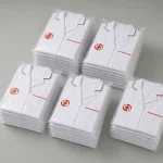 Áo điều dưỡng bệnh viện màu trắng đóng gói theo lô Mẫu 06