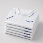 Áo Polo Đồng Phục Trắng Viền Xanh Đỏ - dong goi theo lo