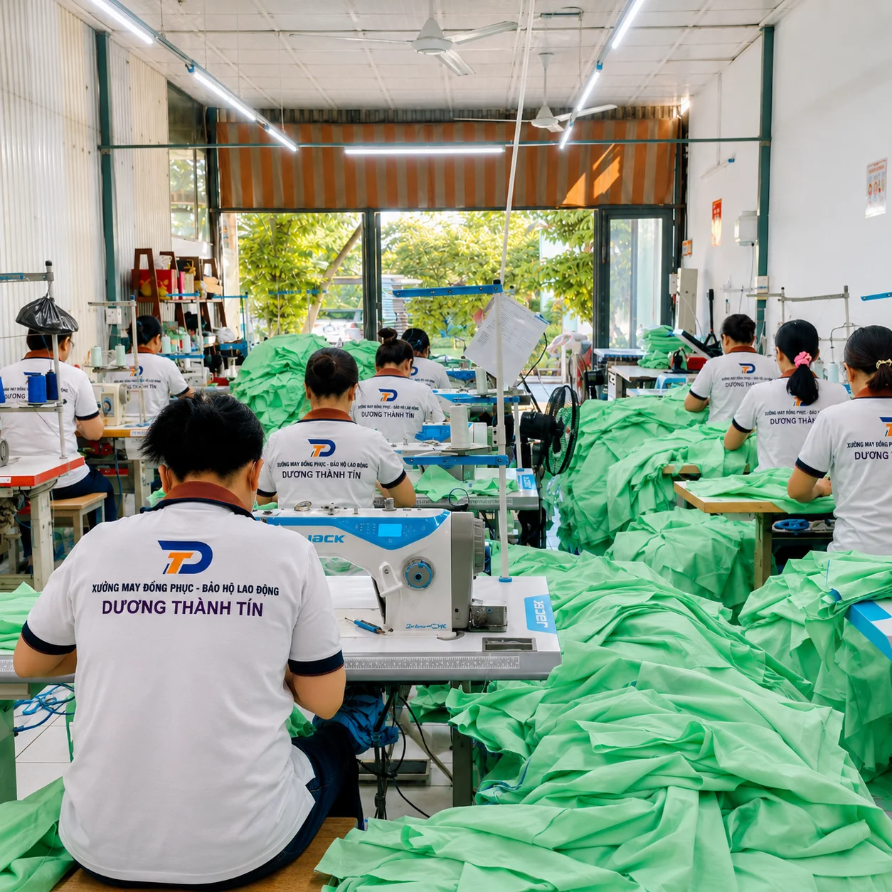 Quy trình tư vấn và chuẩn bị sản xuất đồng phục tại Đồng Phục Thành Tín