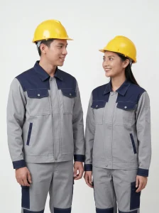 Đồng Phục Bảo Hộ Xám Phối Navy