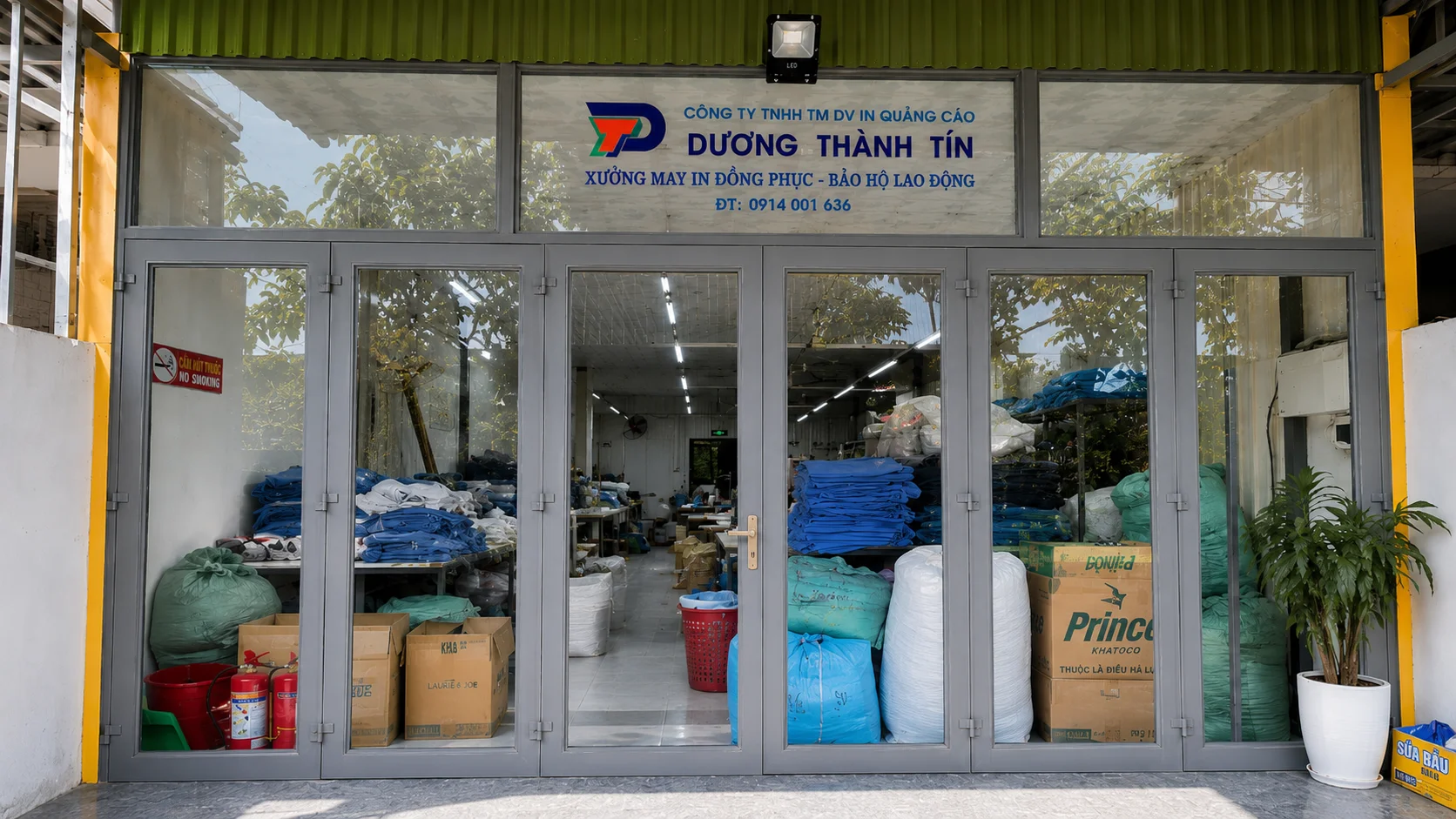 Liên hệ tư vấn đặt may đồng phục Thành Tín