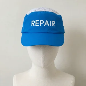 Mũ Công Nhân Xanh Dương Phối Trắng
