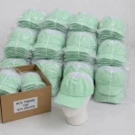Mũ công nhân xanh mint Thành Tín - ảnh đóng gói theo lô