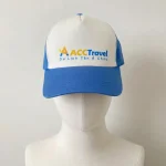 Mũ du lịch trắng phối xanh dương Thành Tín - ảnh chính diện trước