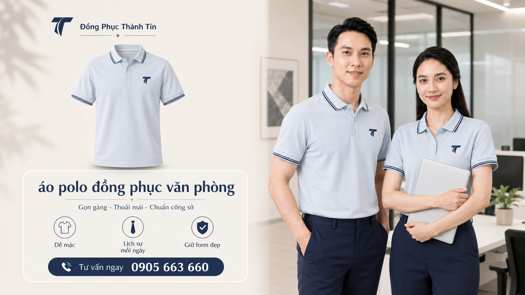 Cách chốt size áo đồng phục công ty để hạn chế đổi trả