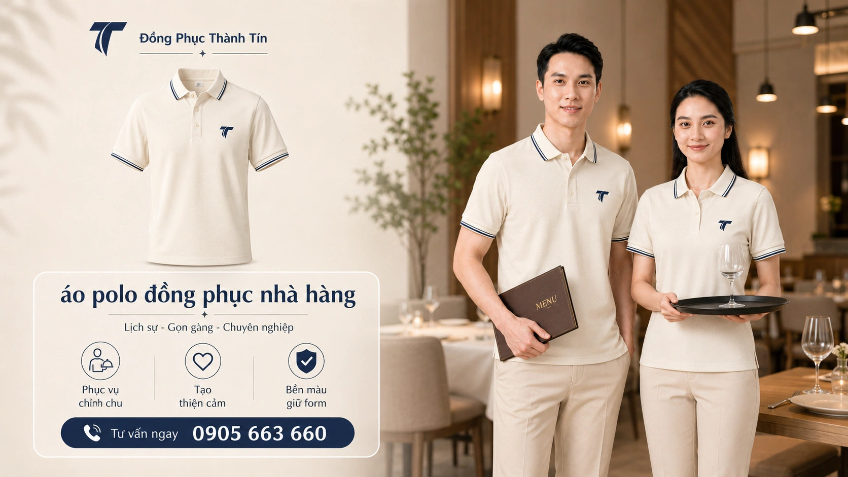 Mẫu đồng phục nhà hàng khách sạn Đà Nẵng nên chia theo vị trí nào?